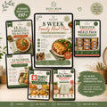8 Week Family Meal Plan System + 5 FREE Bonus Packs